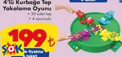 4’LÜ KURBAĞA TOP YAKALAMA OYUNU OYUNCAK